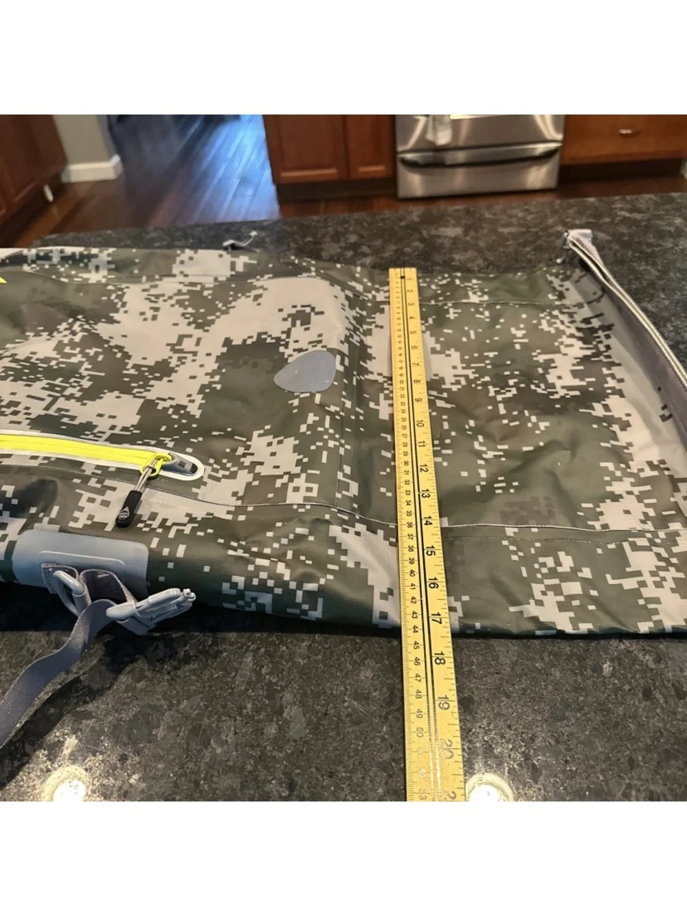 *Skog Å Kust BackSåk Waterproof Floating Digi Camo Backpack Exterior Pocket Bag